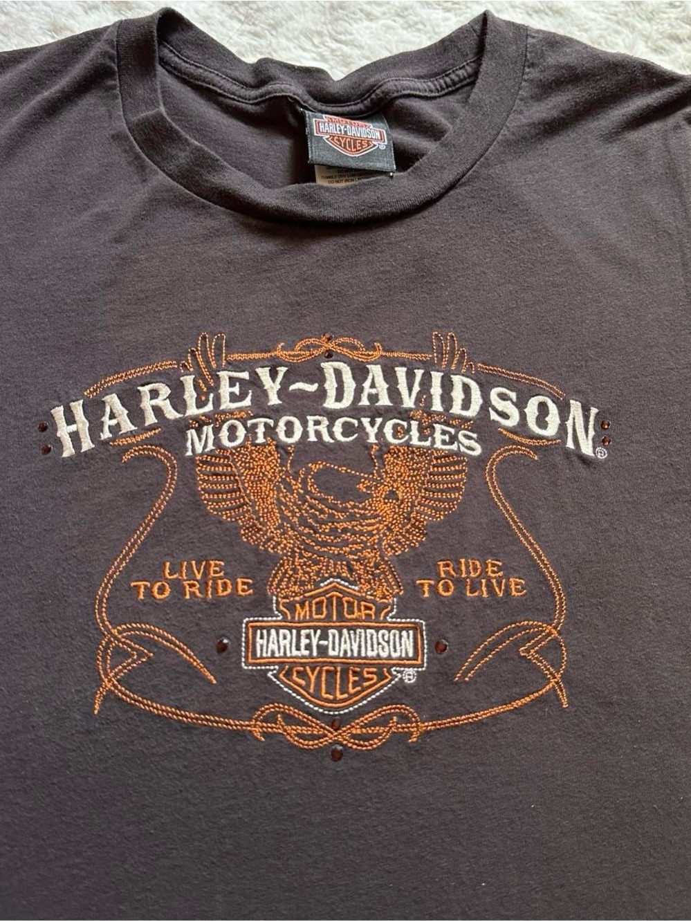 Harley-Davidson Sedona Arizona women’s Black Graphic Logo T-Shirt L
